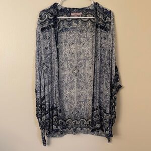 Calypso St. Barth Beaded Open Cardigan